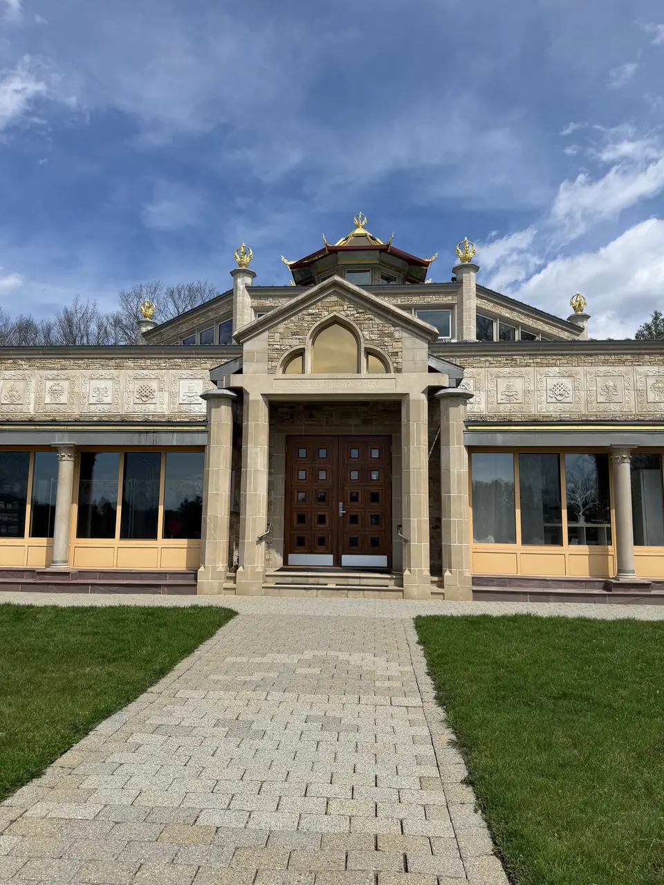 The World Peace Temple at Kadampa Meditation Center in Glen Spey